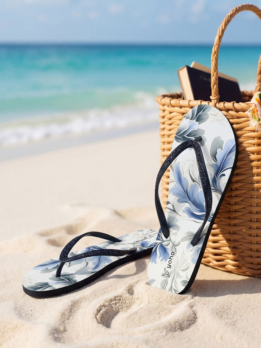 yoho Women Printed Thong Flip-Flops