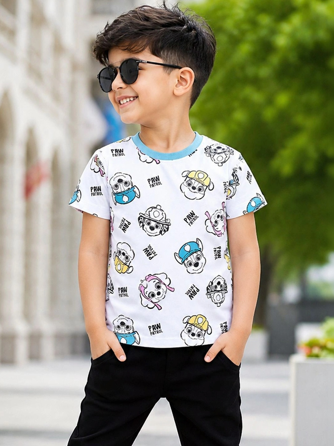 YK X Minute Mirth Boys Cotton Tshirts