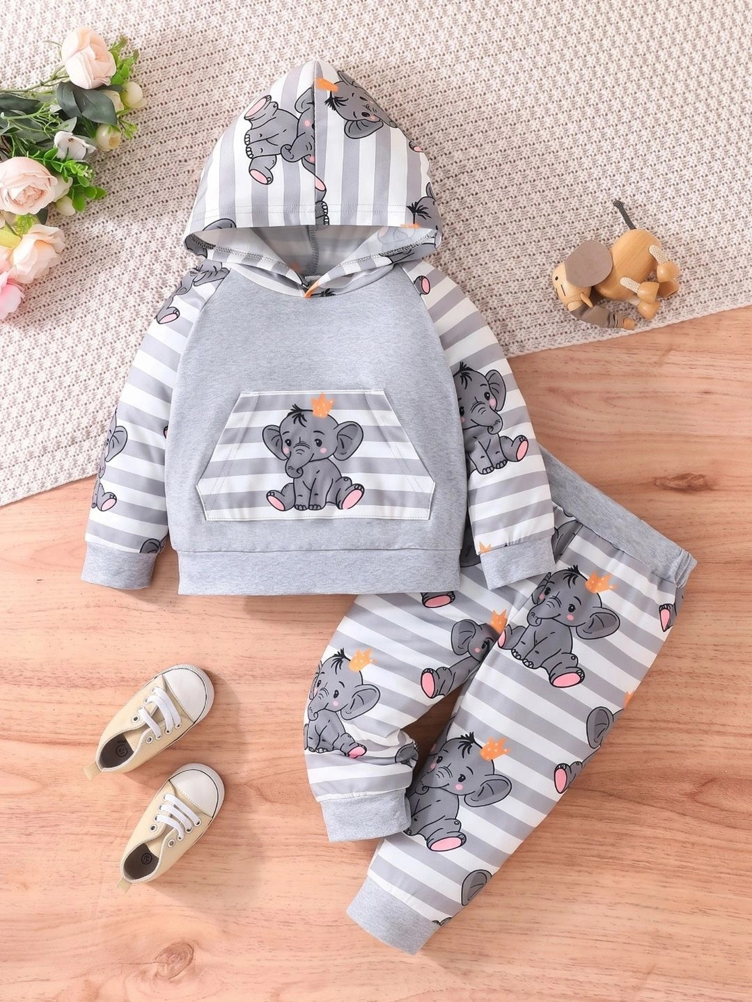 KIDNIP Unisex Kids Printed Trousers