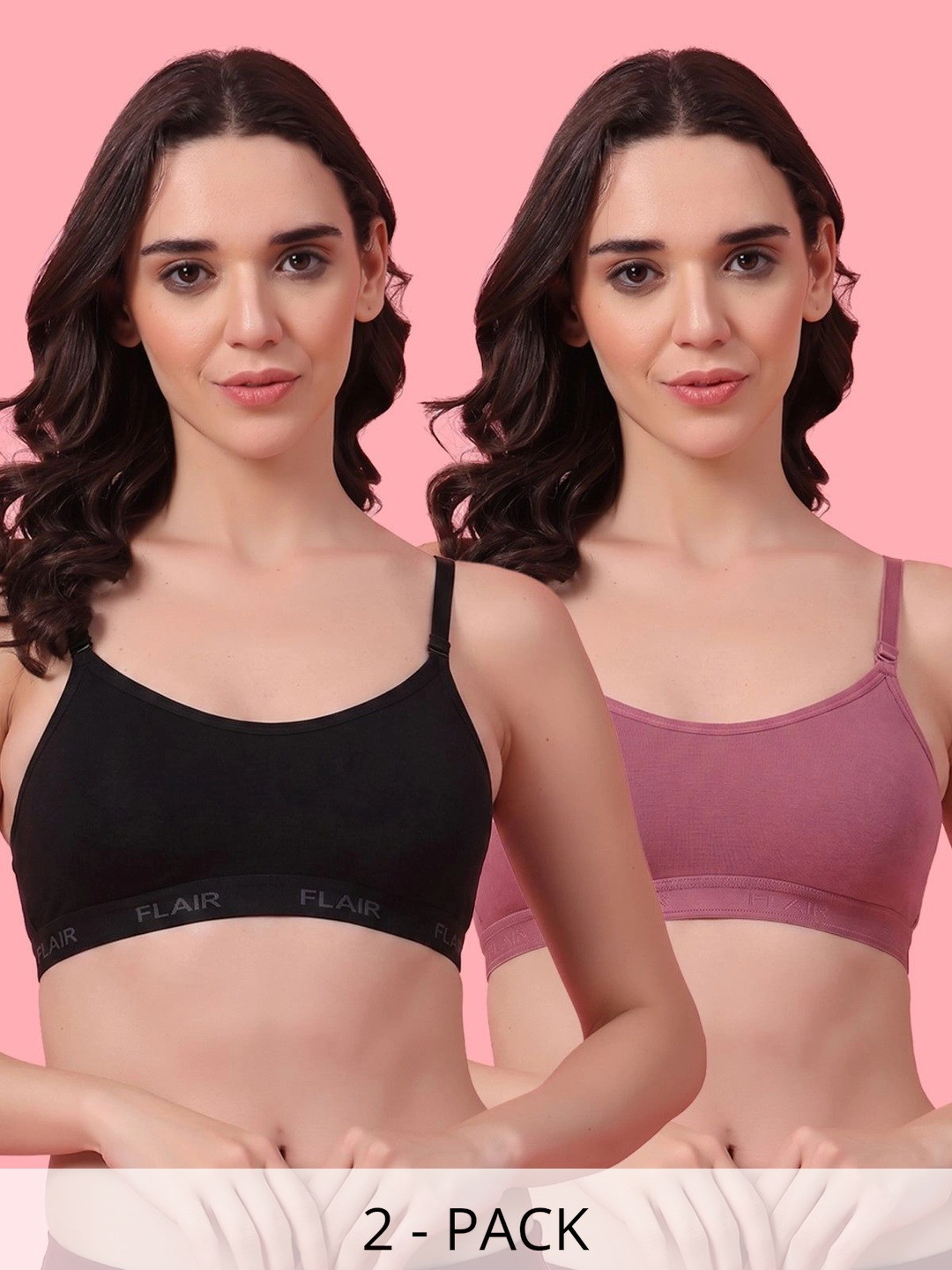 SHYAM SONS FLAIR Pack Of 2 Women Full Coverage Sports Bra