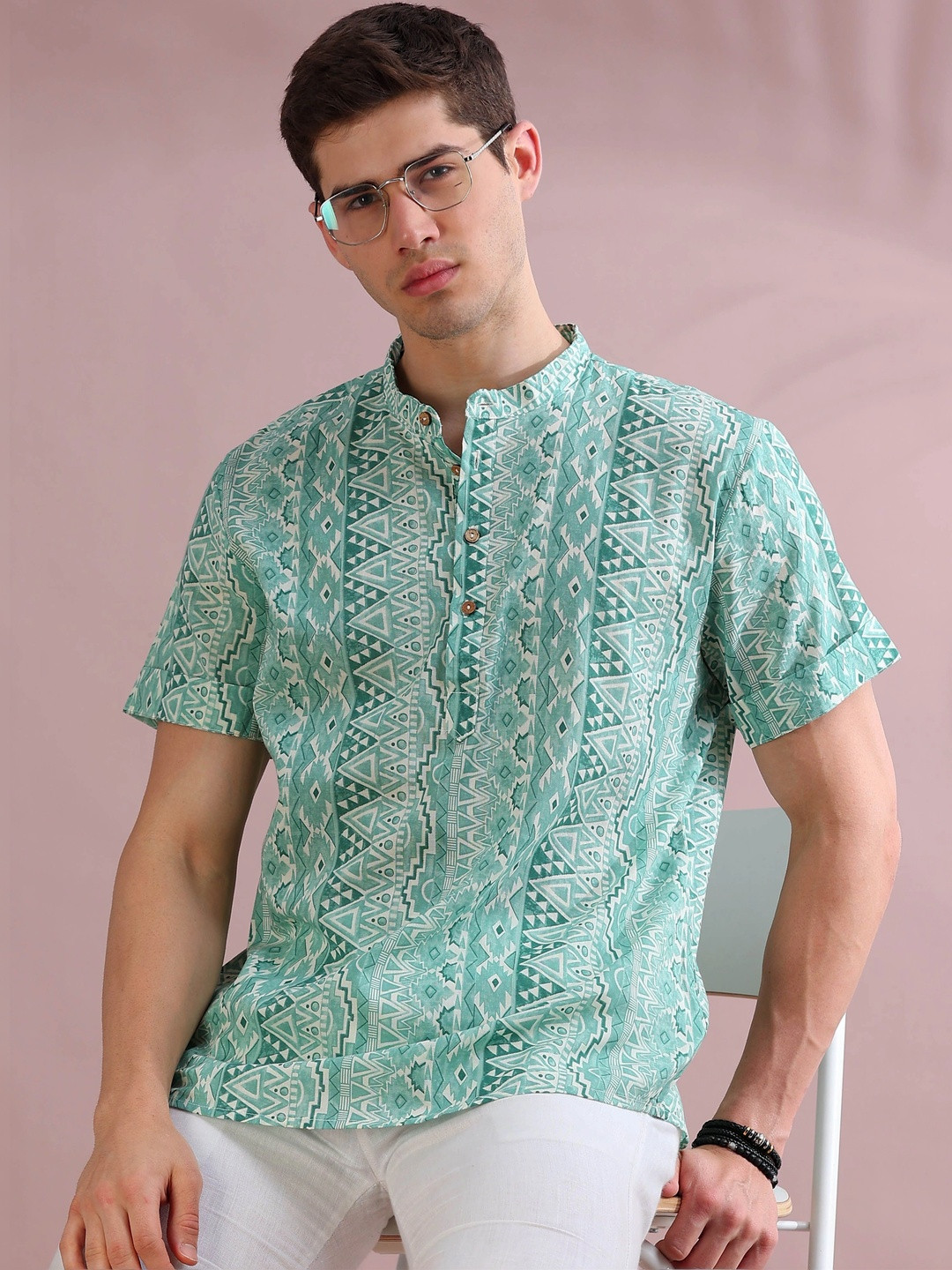 FILORI STUDIO Men Ethnic Motifs Printed Kurta