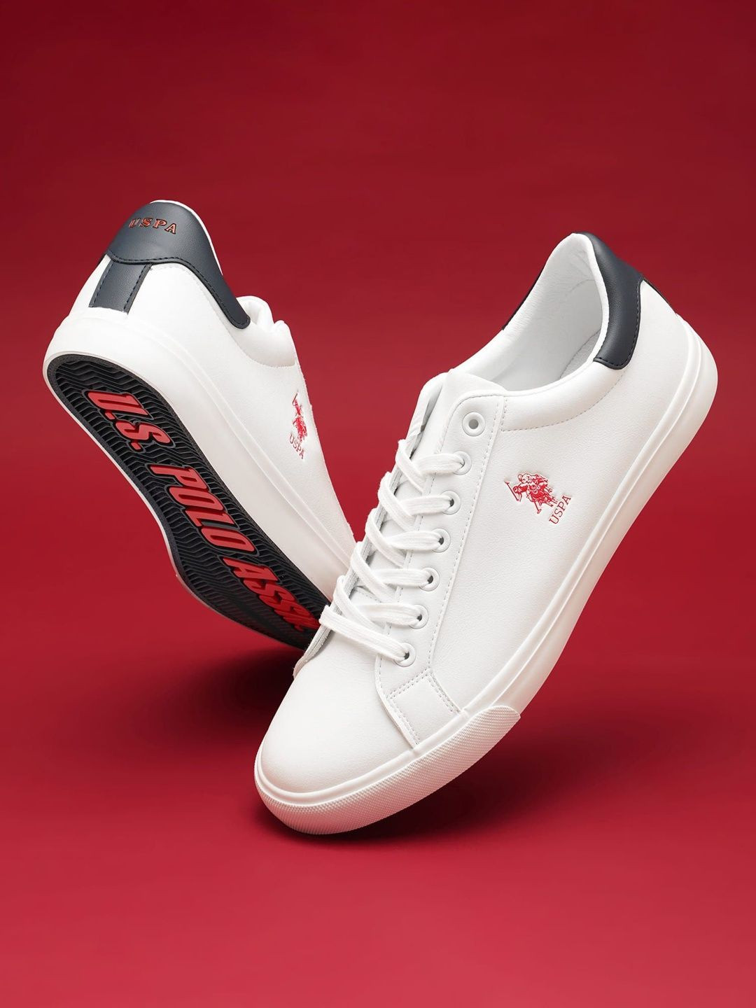 U.S. Polo Assn. Men PU Sneakers - Image 1