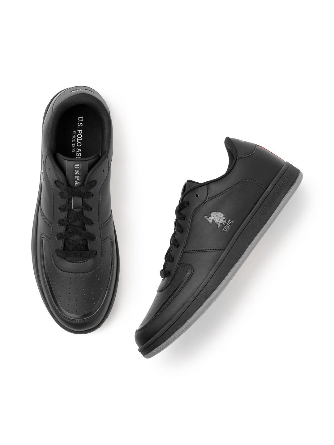 U.S. Polo Assn. Men PU Sneakers - Image 1