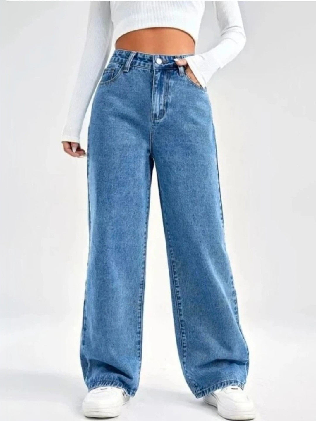 SKYGLORY Women Classic High-Rise Stretchable Jeans - Image 1