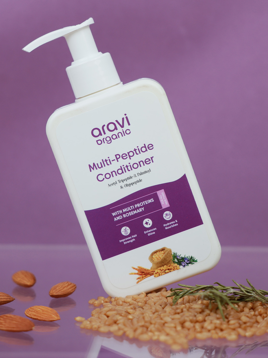 Aravi Organic Multi-Peptide Anti-Hairfall Conditioner For Stronger & Healthier Hair 200ml