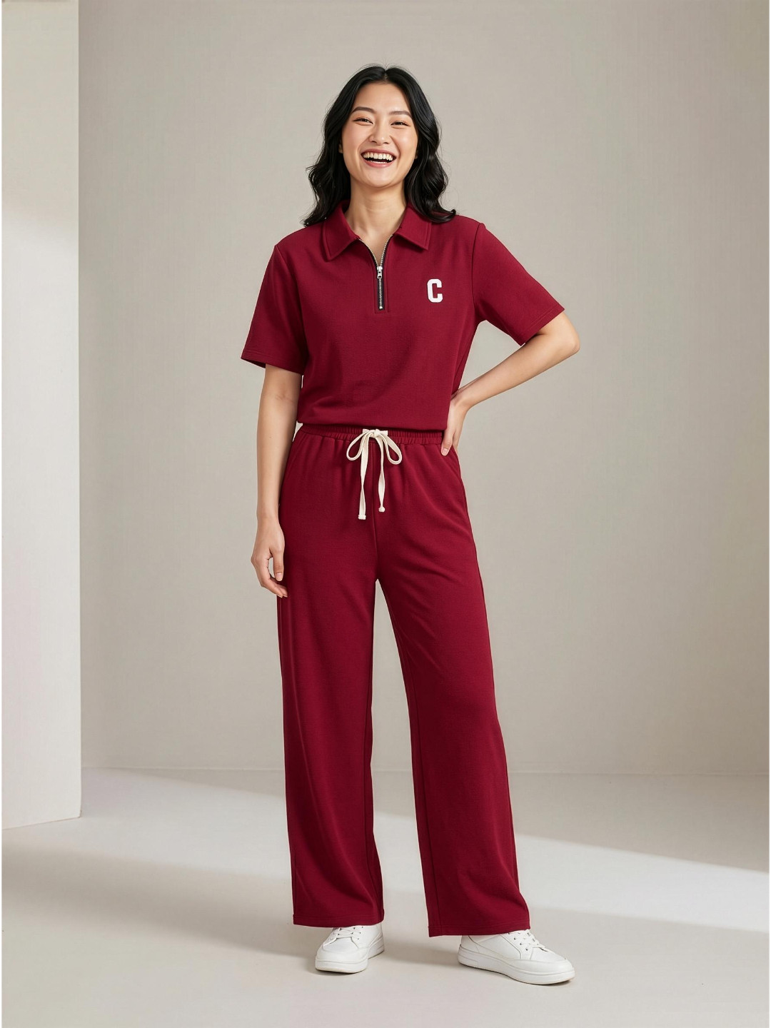 Lugo Printed Top with Trousers