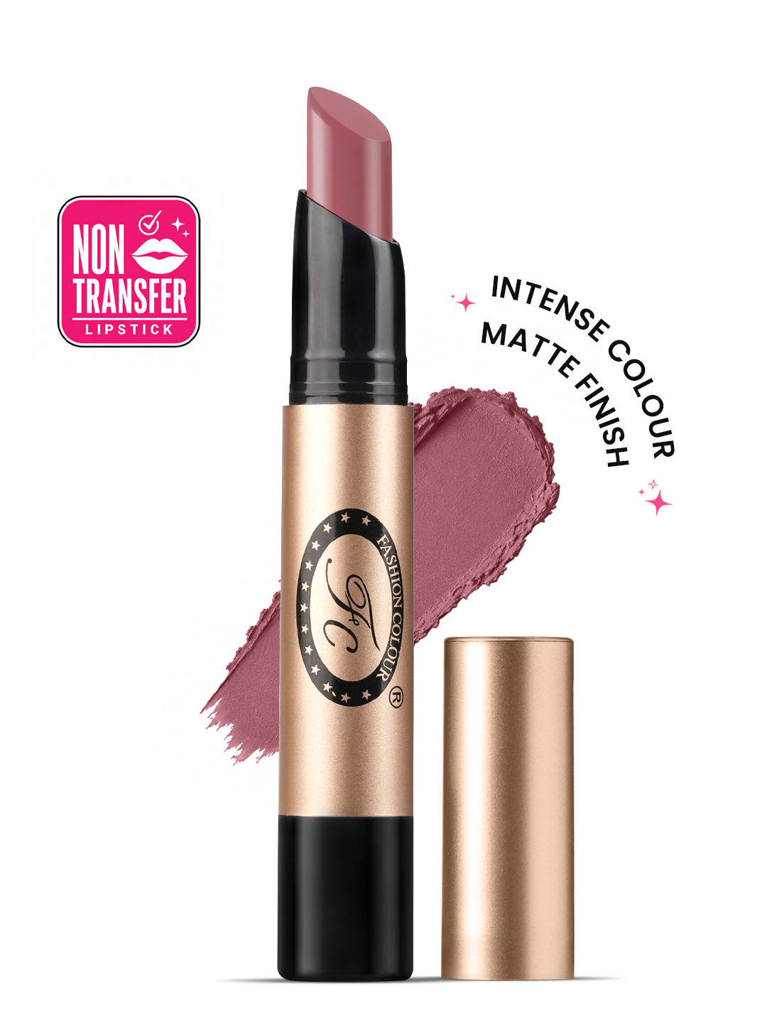Fashion Colour Honey Lip Non Transfer Matte Bullet Lipstick - 2.6 g - Deep Jujupe - 317