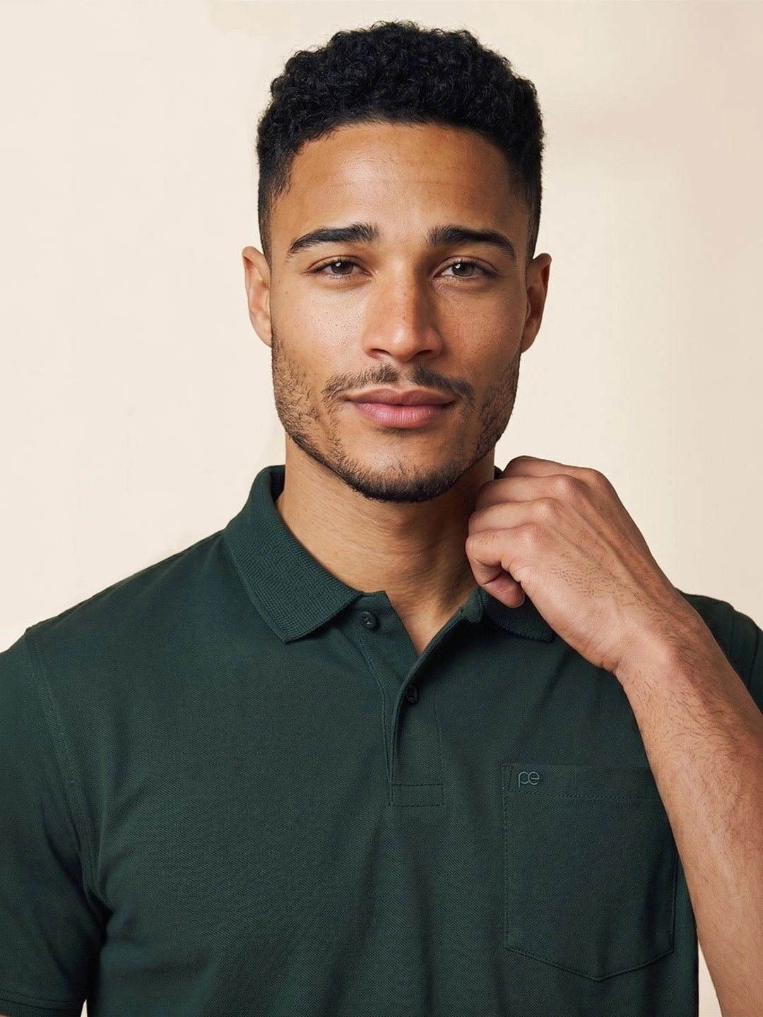 Peter England Polo Collar Short Sleeves T-shirt