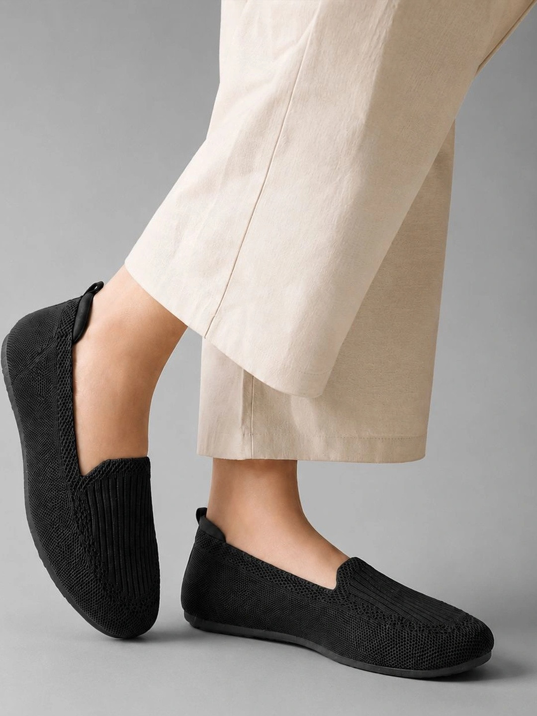 WELCOME Slip-On Memory Foam Flexible Walking Training Elegant Ballerina