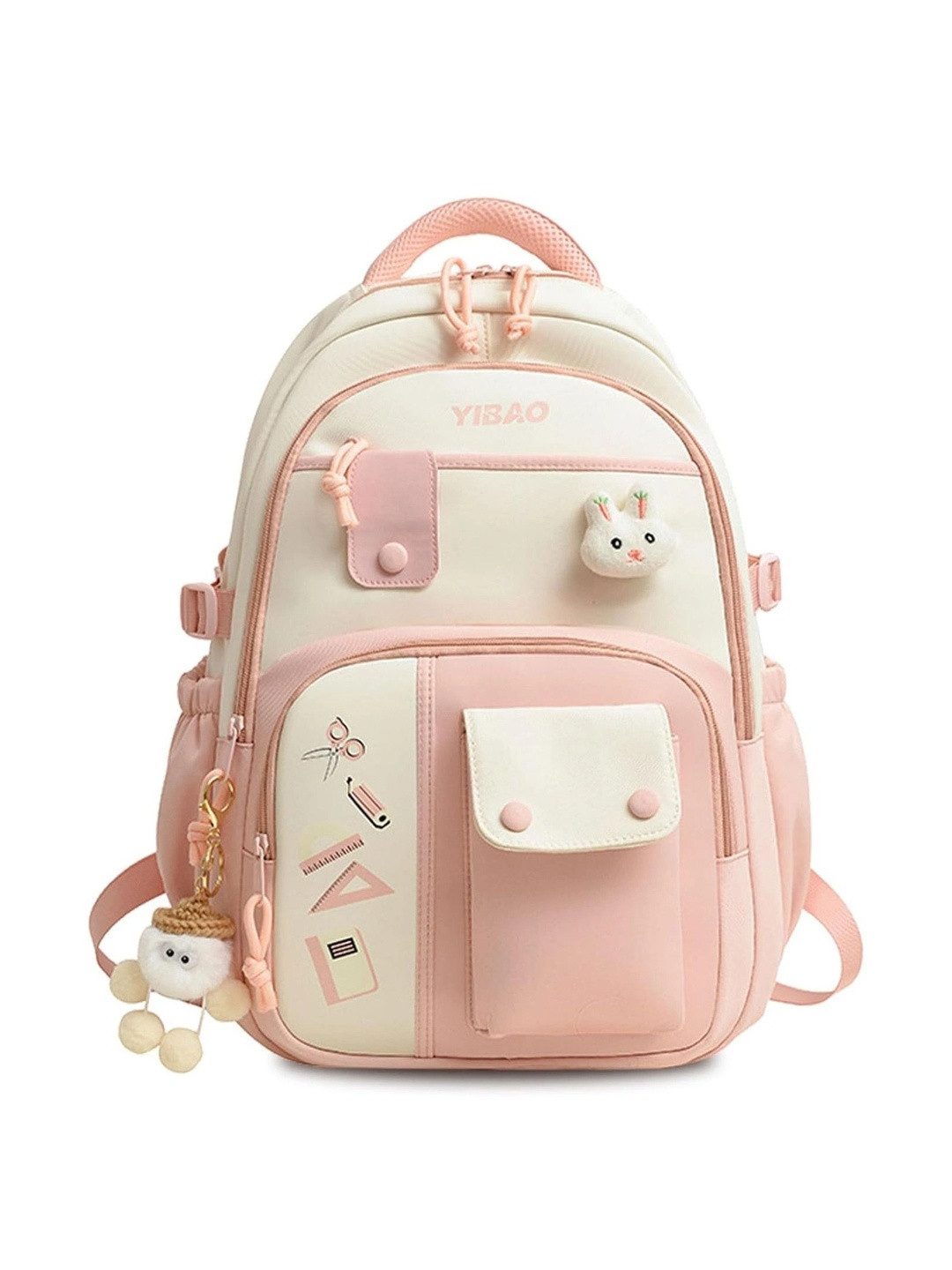 Aximoz Unisex Colourblocked PU Laptop Bag