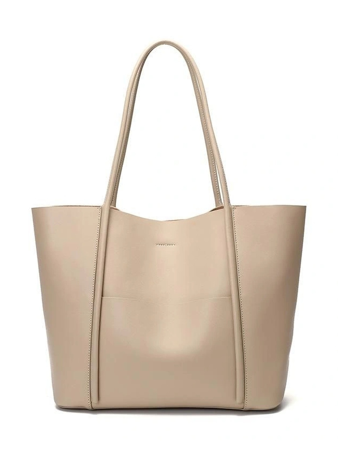 LARCH PU Structured Tote Bag