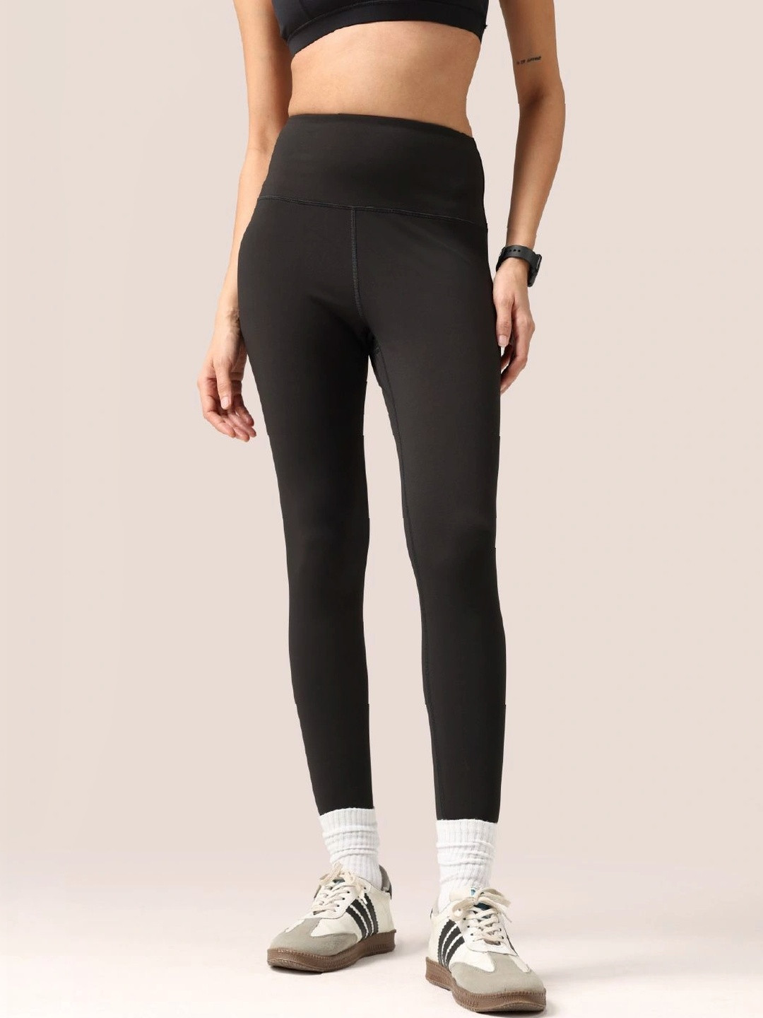 Blissclub Women Black The Greatest Leggings with 2 Deep Side Pockets