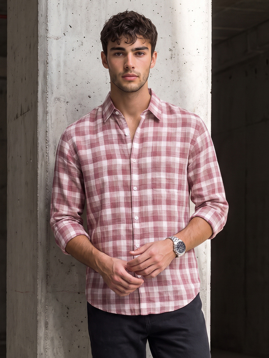 The Roadster Life Co. Checked Casual Shirt