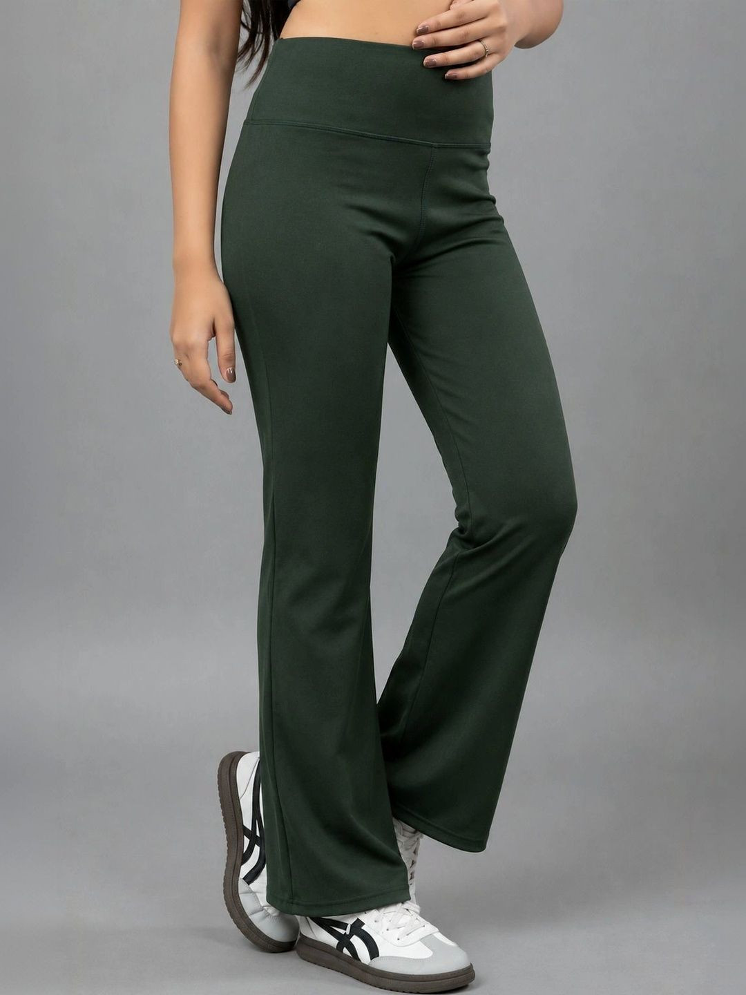 BAYSTREET Flared Ankle Length Tights