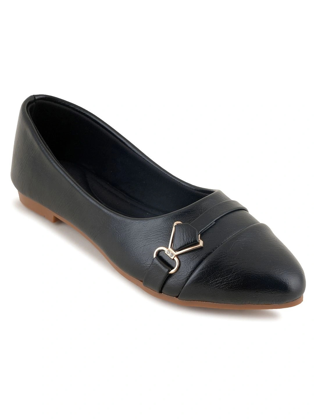 DressBerry Pointed Toe Slip-On Ballerinas
