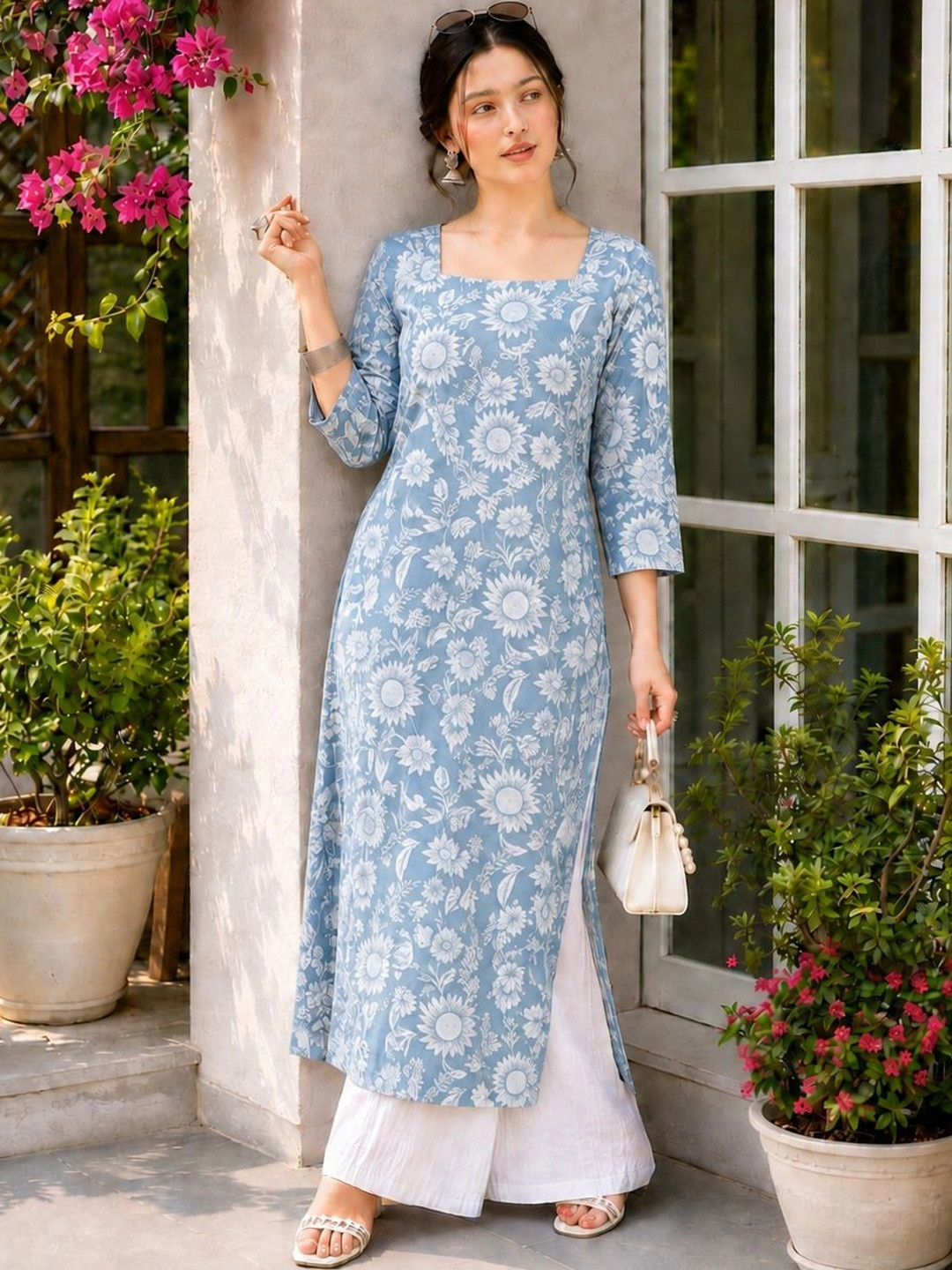 Fyunl Women Floral Printed Floral Kurta