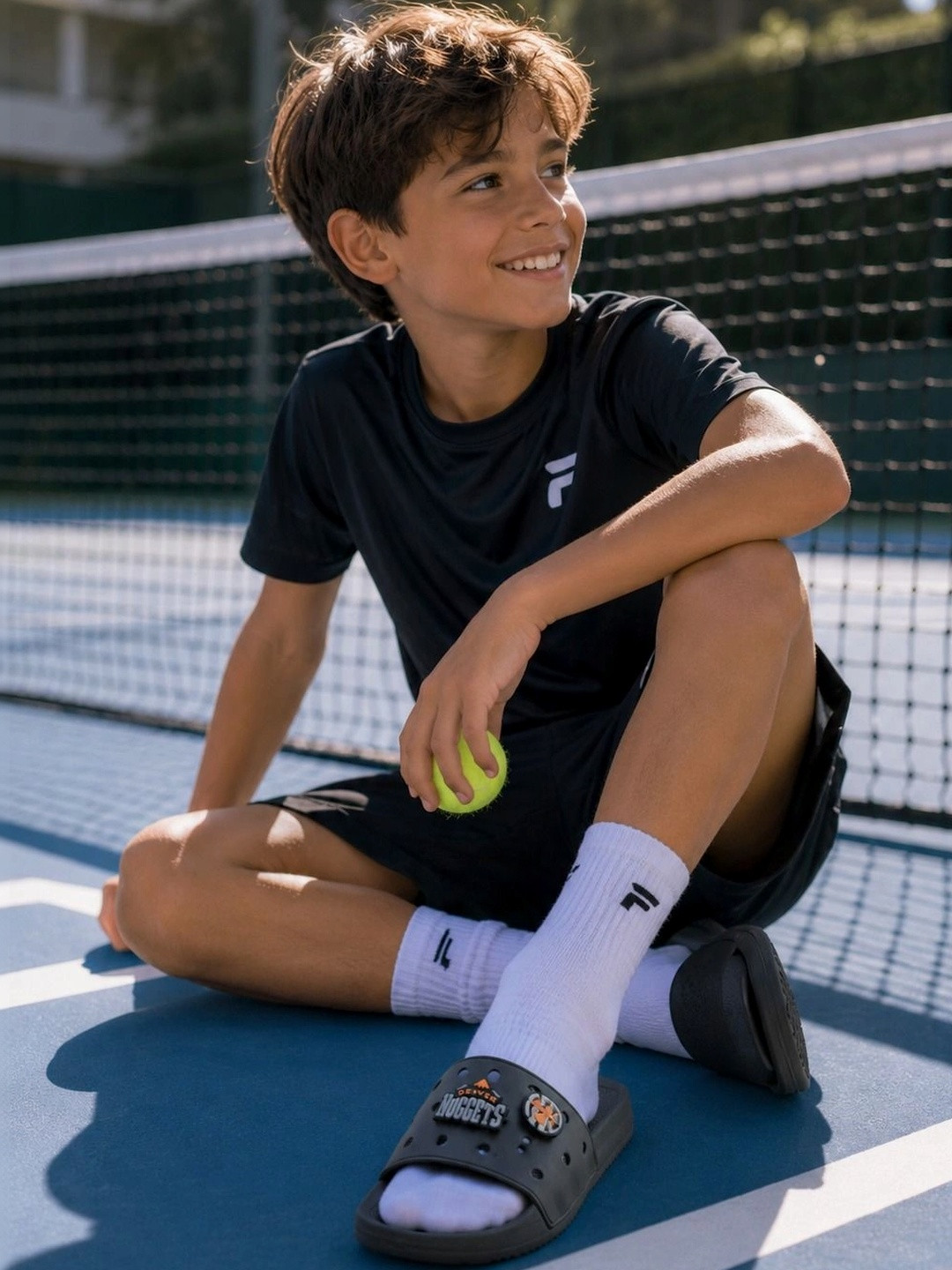 TRV Unisex Kids Self Design Sliders