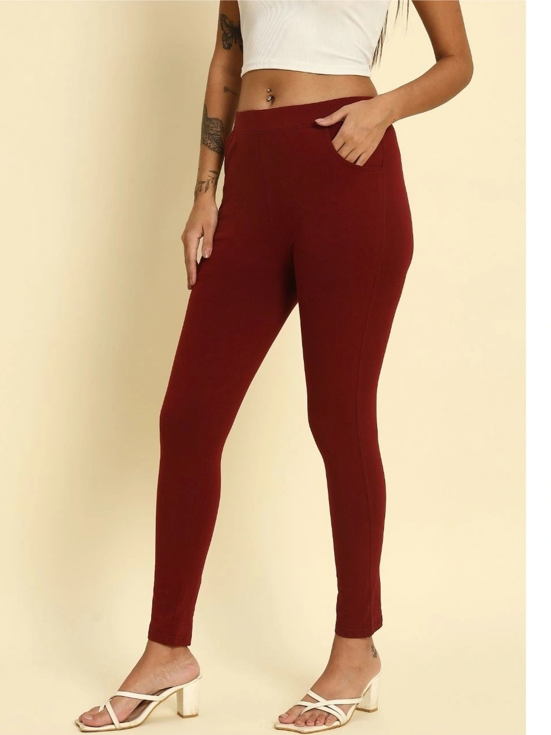 mannatt Cotton Ankle Length Leggings