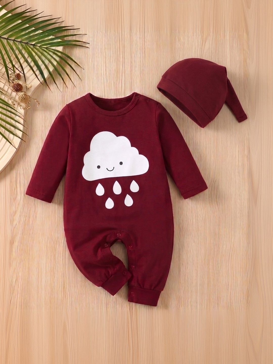 Dhyana Infants Cotton Round Neck Rompers