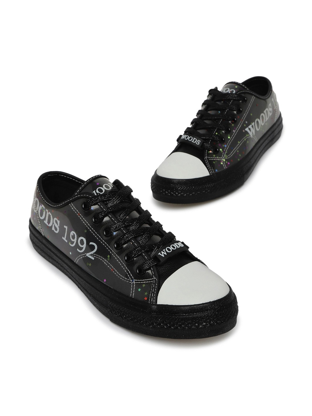 Woods Women Printed Leather Sneakers