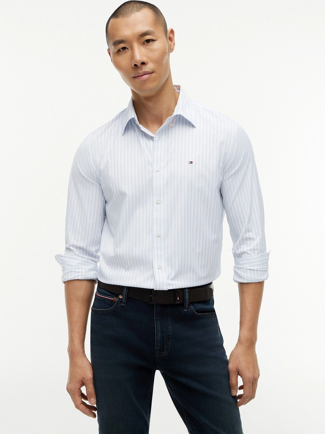 Tommy Hilfiger Men Striped Casual Shirt