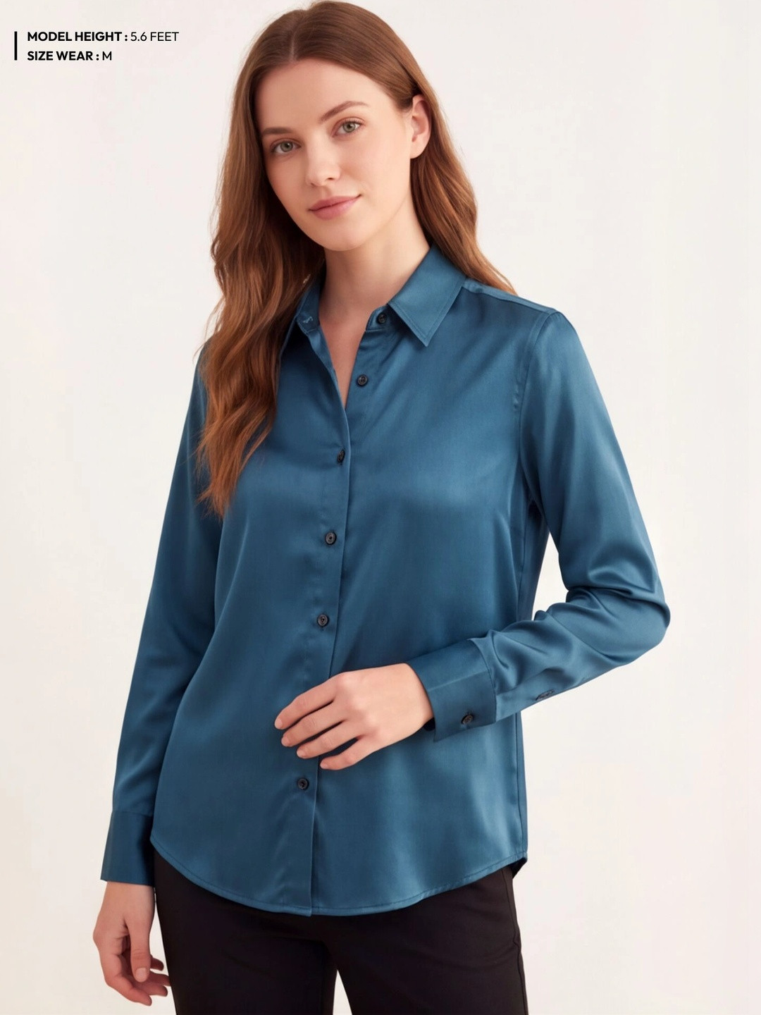 MOKARI Women Classic Slim Fit Casual Shirt