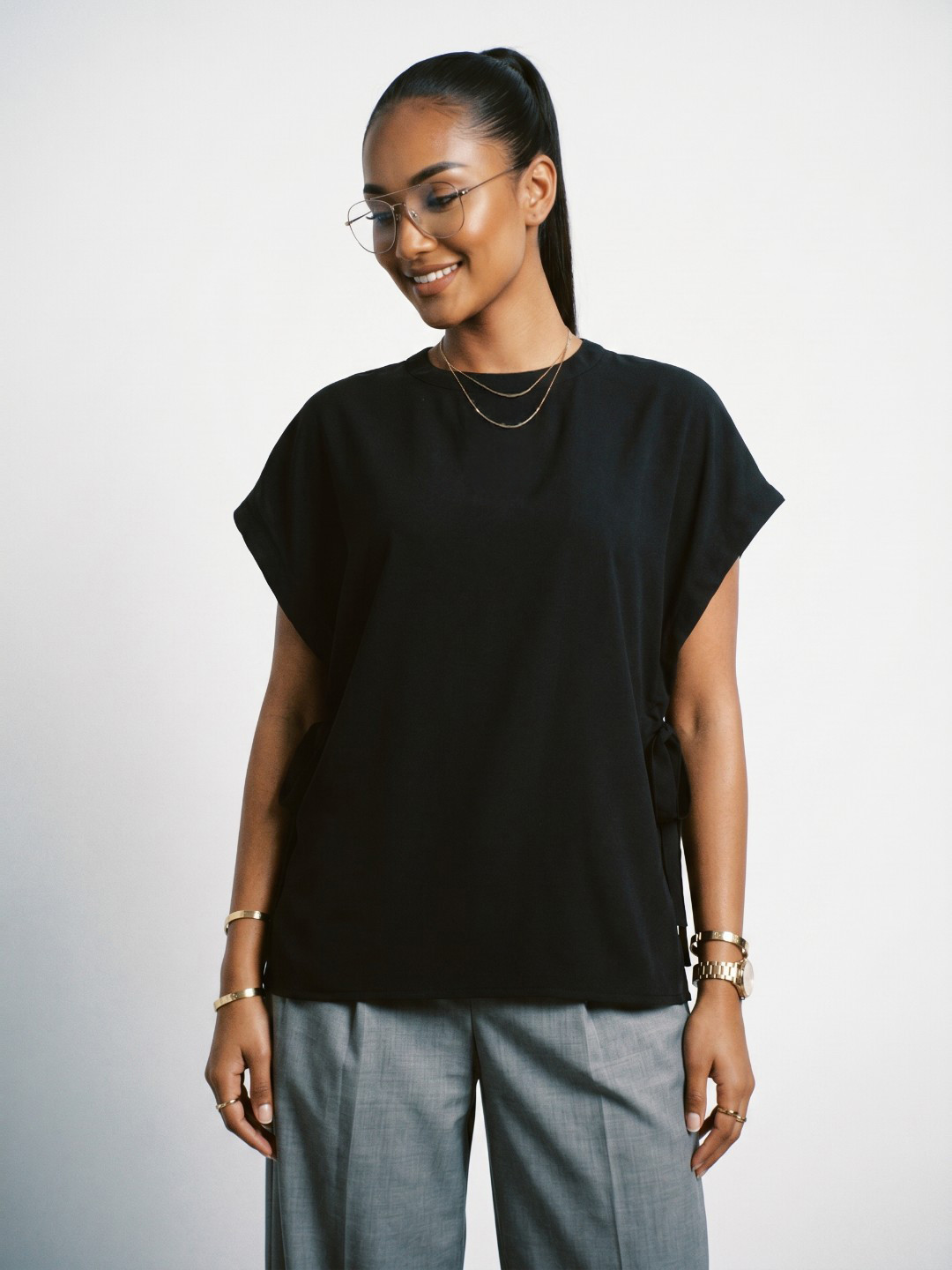 Phosphorus Extended Sleeves Top