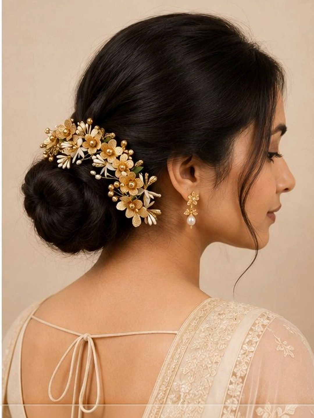 Hair Flare Women Flower Embellished Tiara