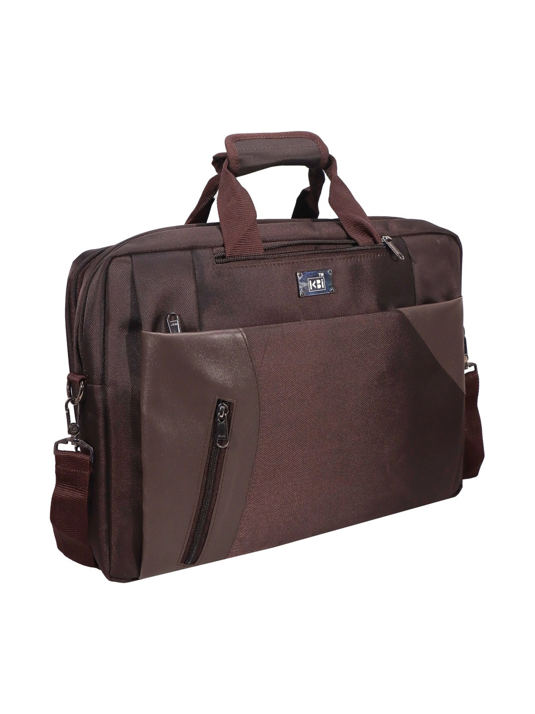 KBI Men Colourblocked Messenger Bag