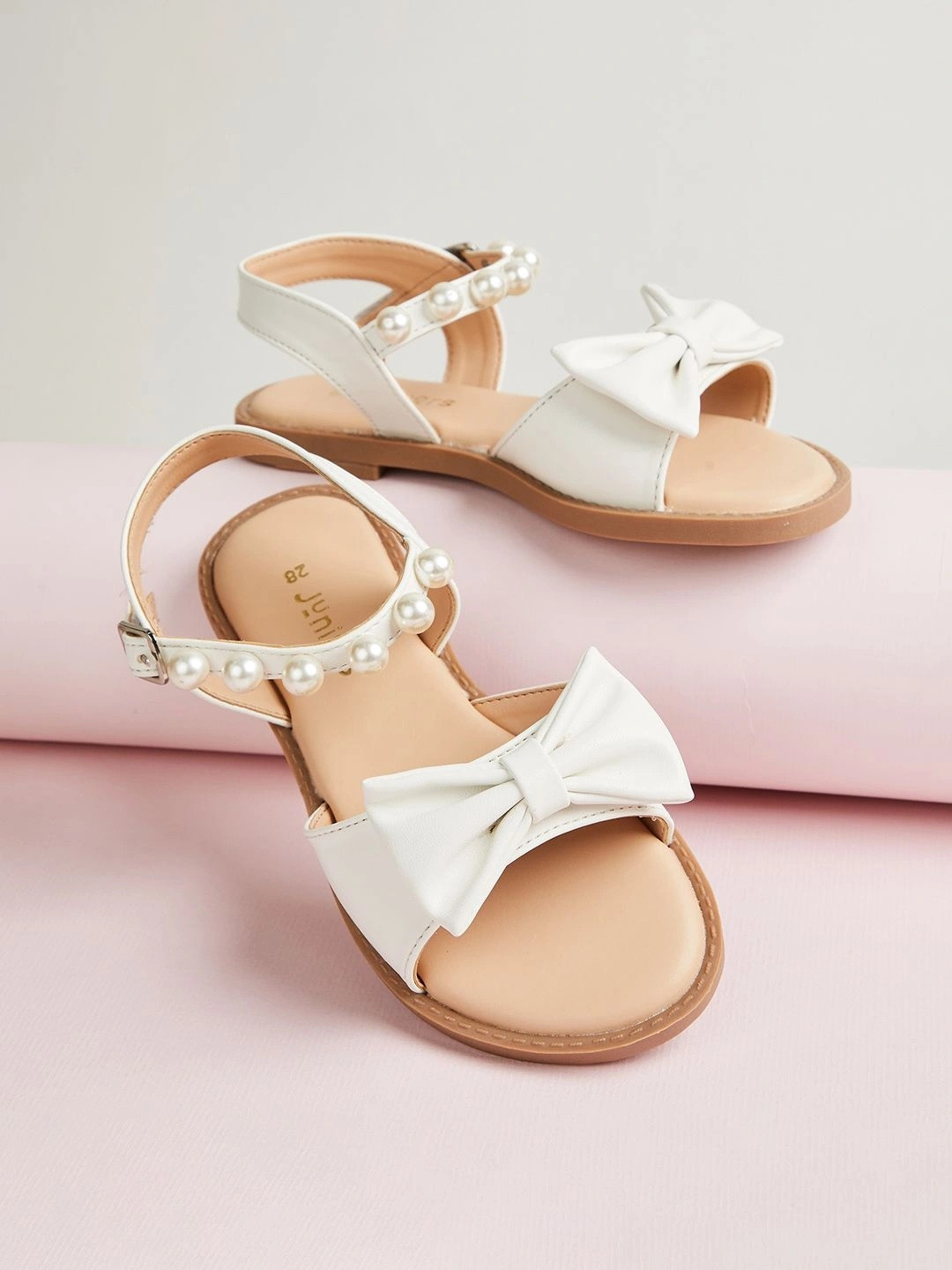 Juniors by Babyshop Girls PU Shoe-Style Sandals