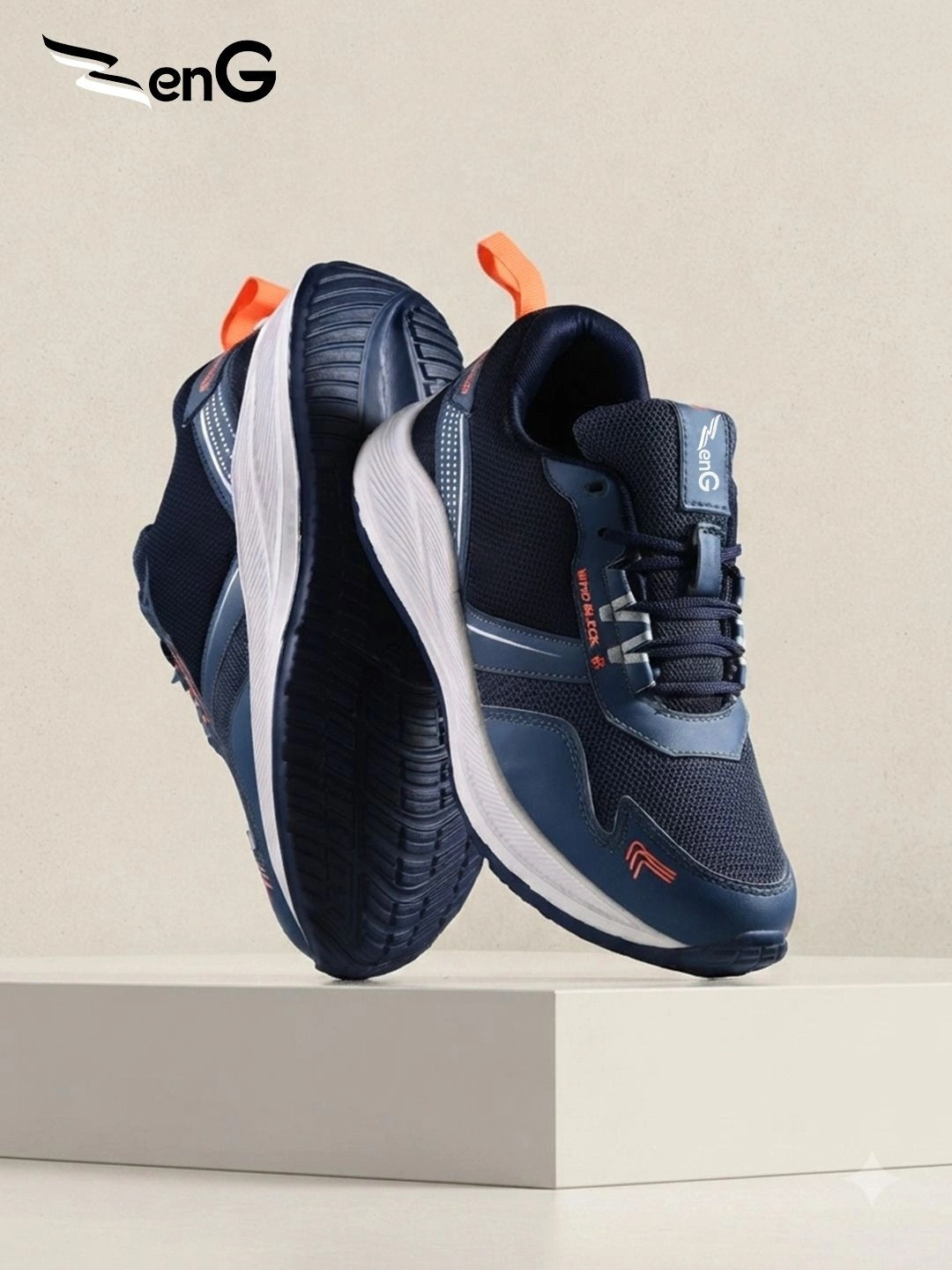 ZENG Men Mesh Running Non-Marking Shoes