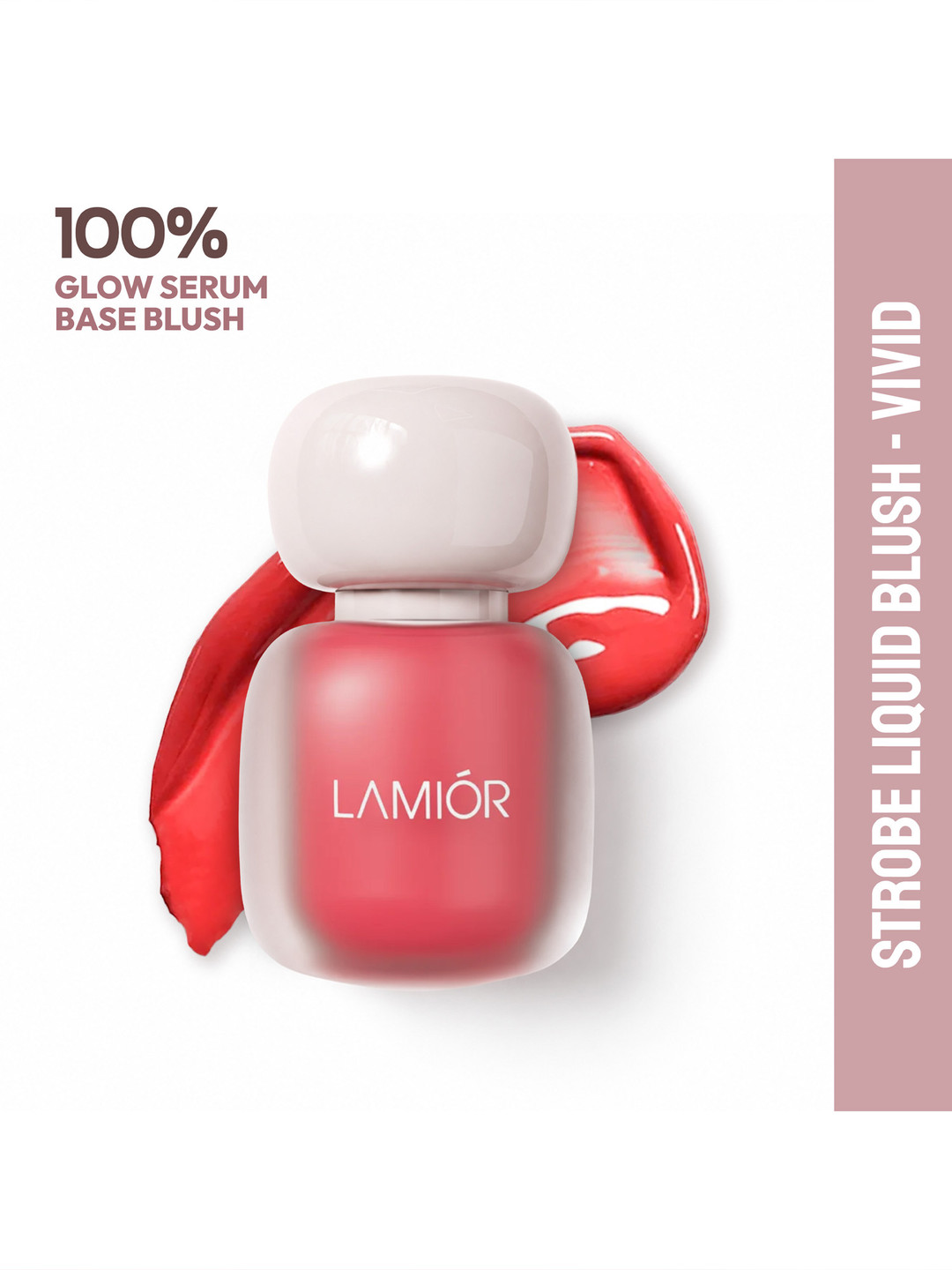 LAMIOR Cheek Dew Strobe Liquid Blush - 4.5 ml - Vivid