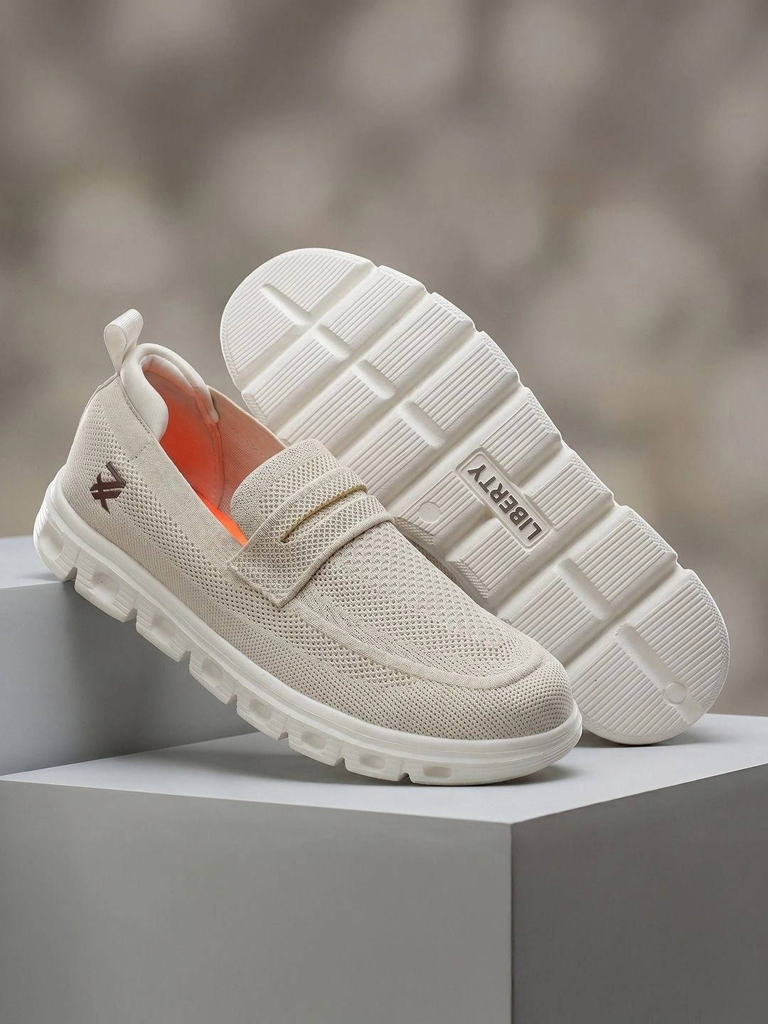 Liberty Men Textile Walking Shoes
