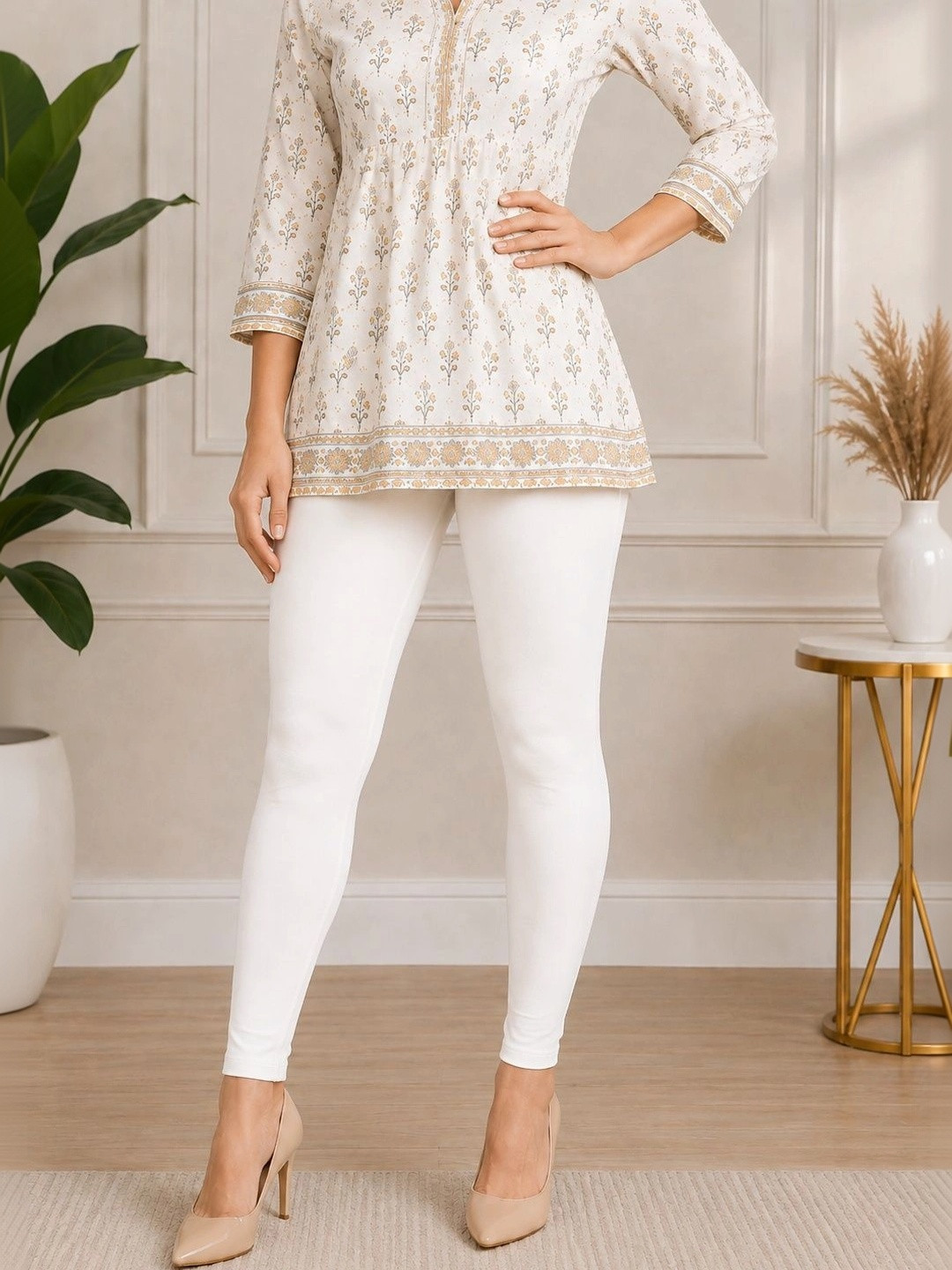 madfrog Cotton Mid-Rise Ankle Length Leggings