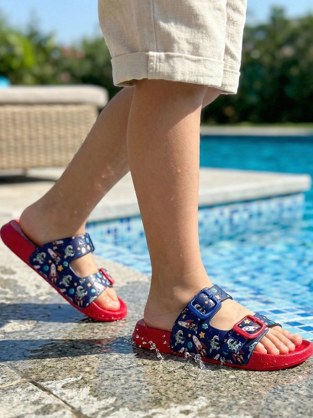 Hopits Boys PU Comfort Sandals