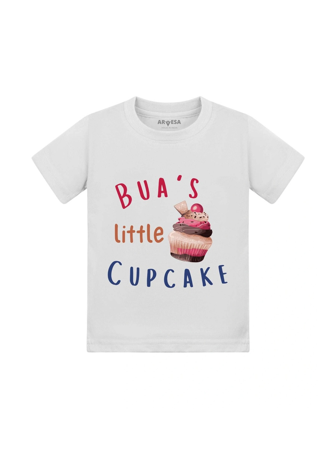 Arvesa Kids Bua Little Cupcake Printed Tshirt