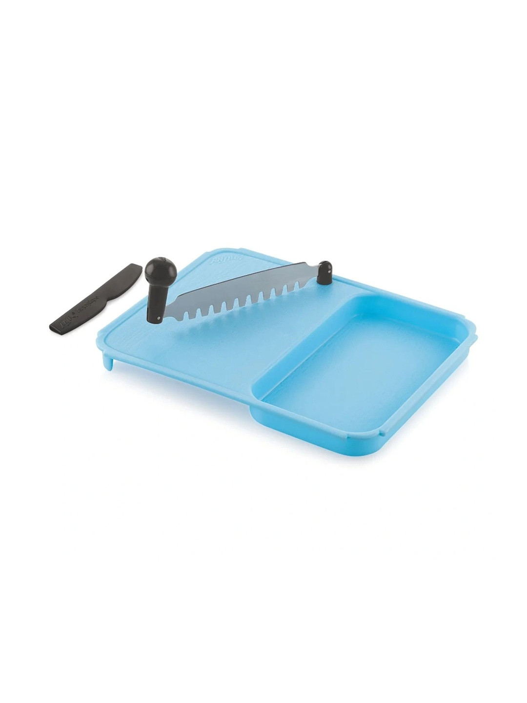 ANJALI Blue Stainless Steel Fantastique Commander Vegetable & Fruit Cutter With Board