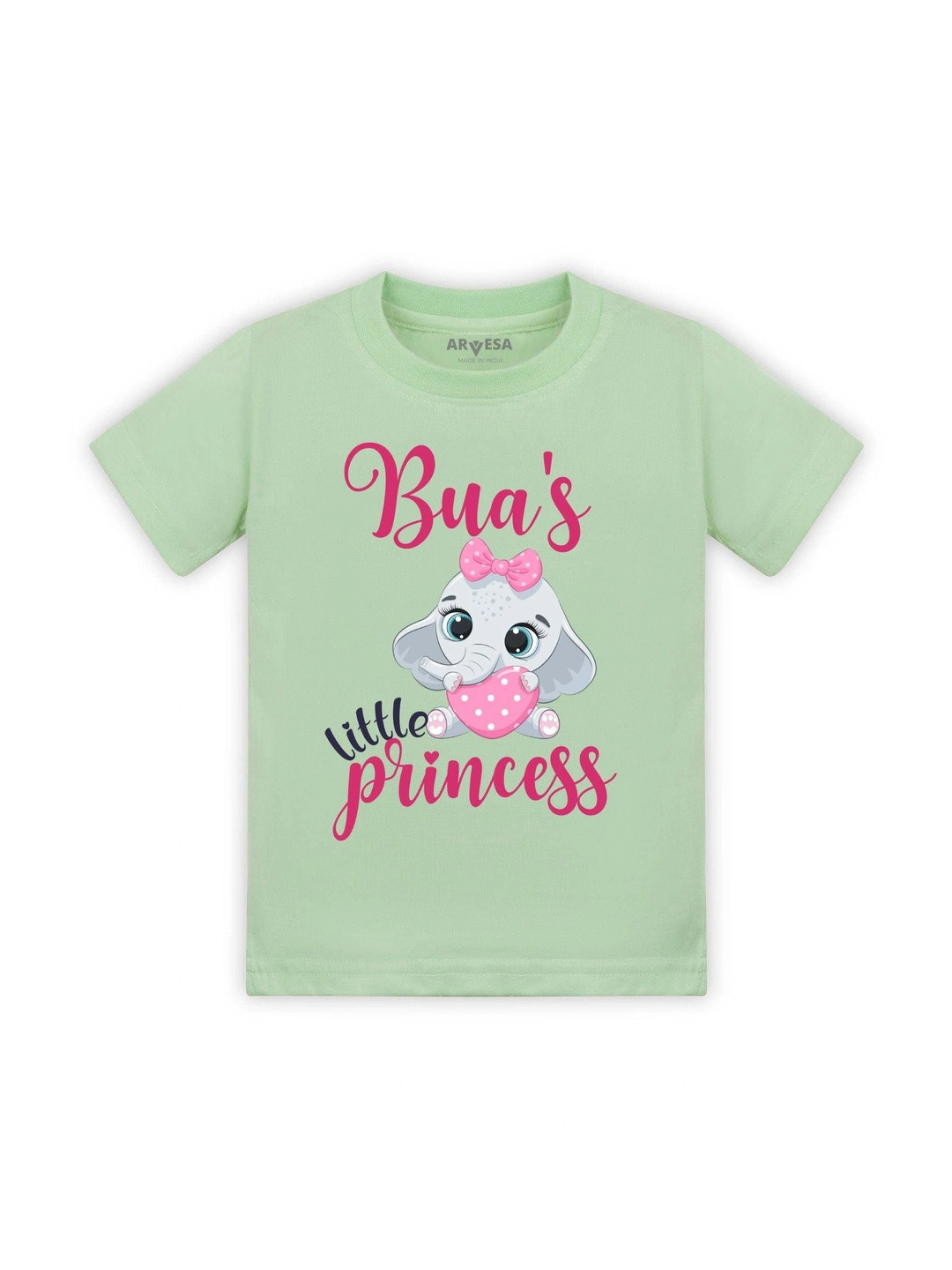 Arvesa Kids Bua Little Princess Printed Tshirt