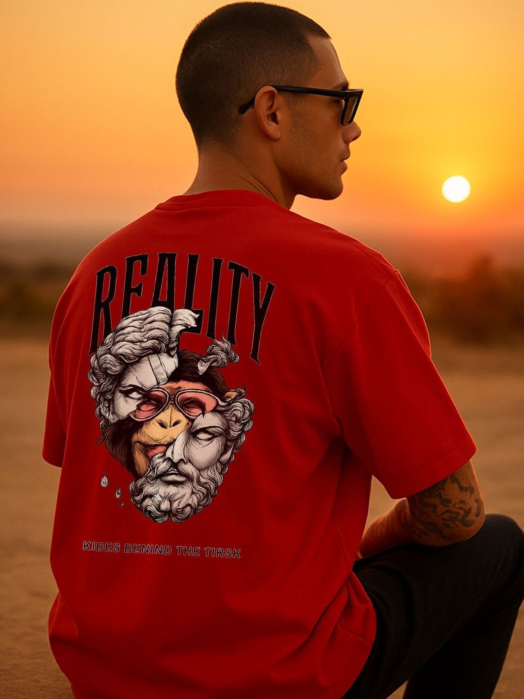 BDSQUARE Men Printed T-shirt