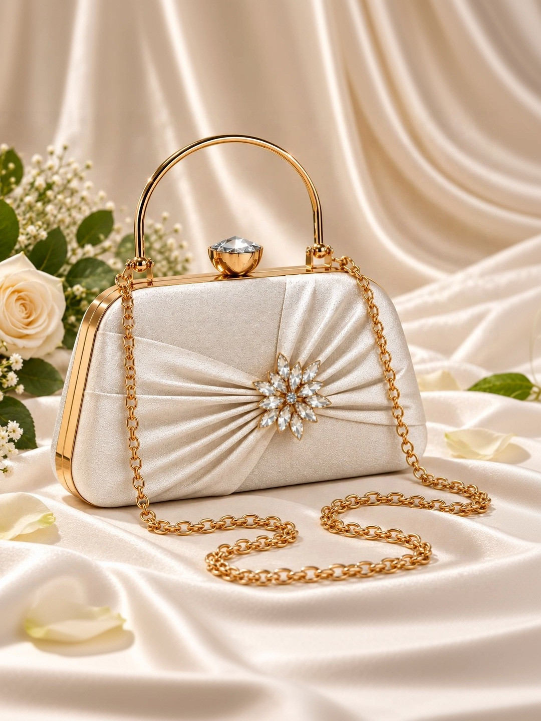 Anouk Embellished Box Clutch