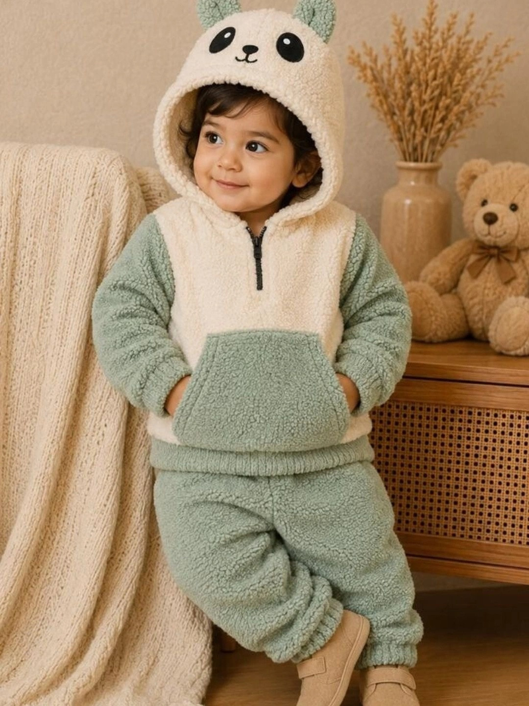 BUCCLY Unisex Kids Colourblocked Trousers
