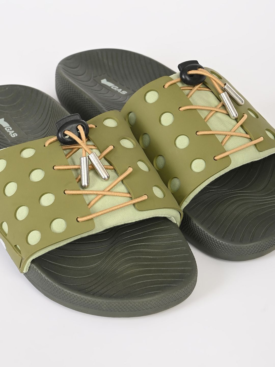 GAS Men Comodo Olive Slides