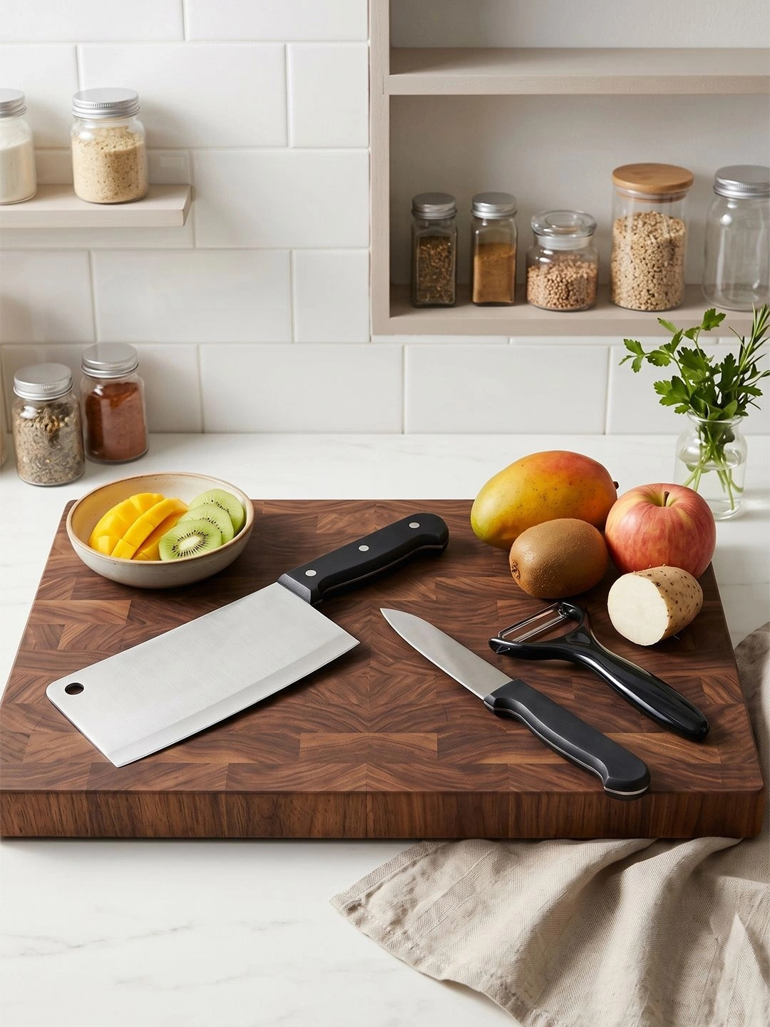 HOMEESSENTIALS Black 2026 Stainless Steel Knife