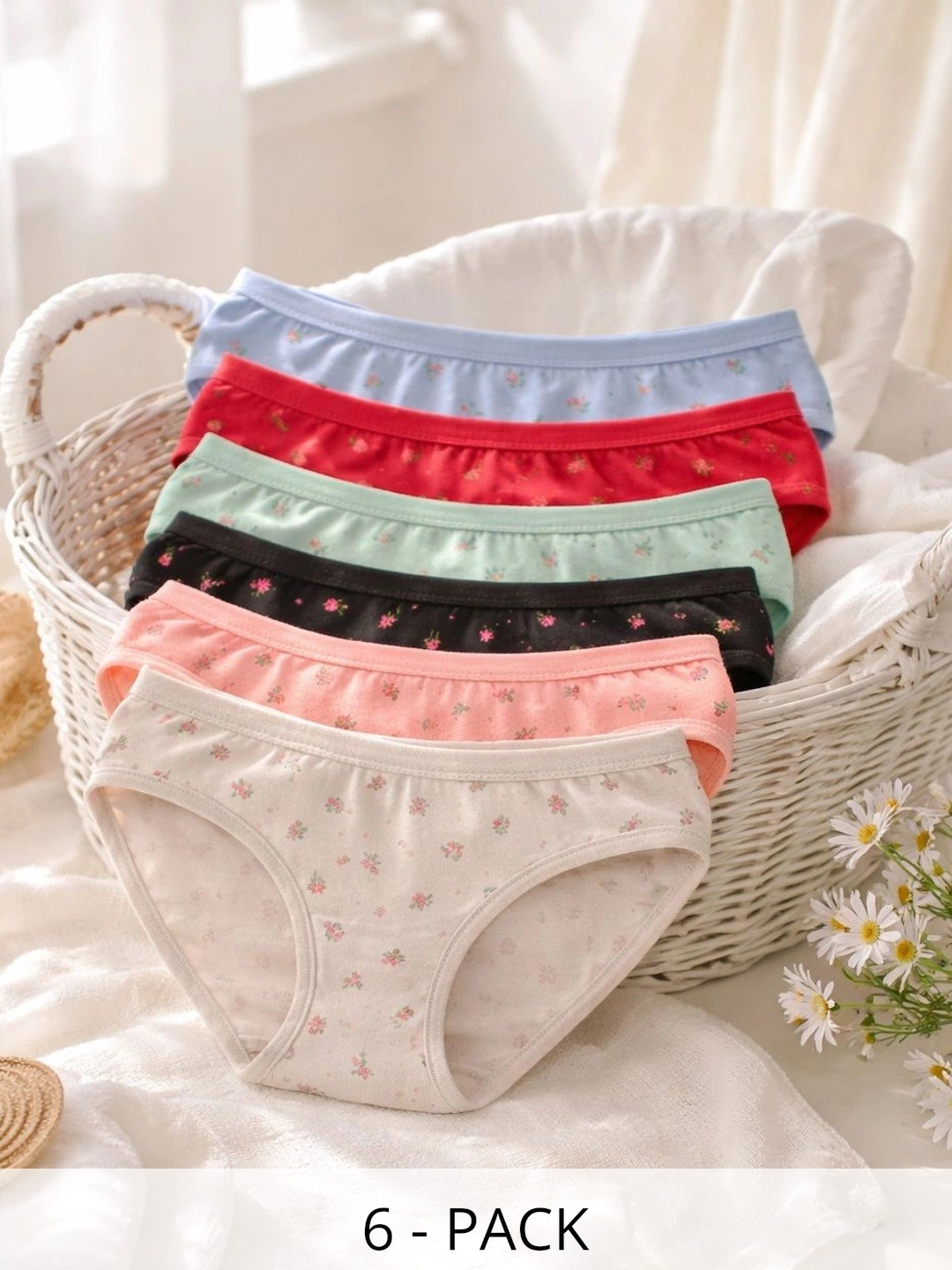 Roadster Women Pack of 6 Printed Anti Bacterial Bikini