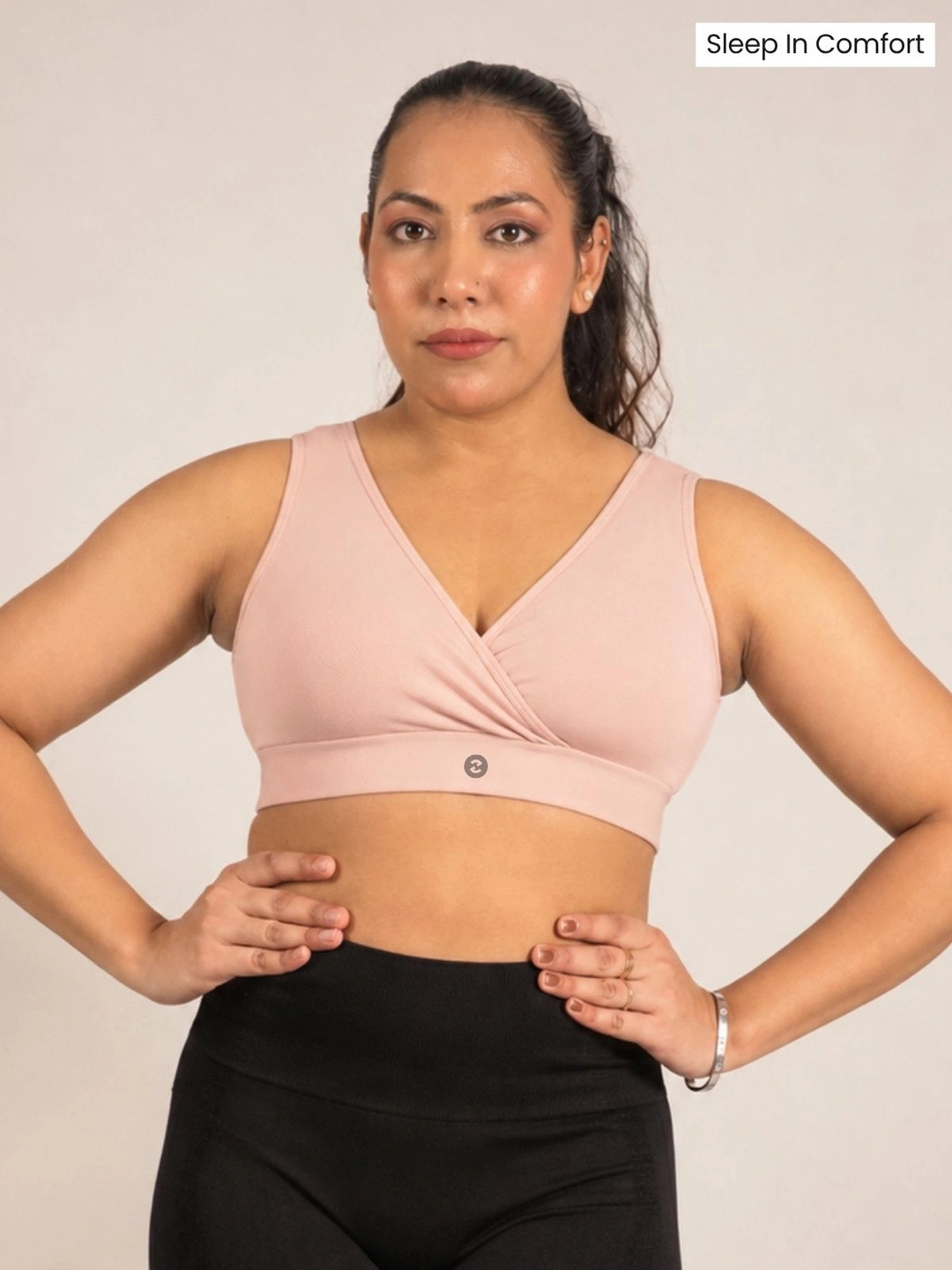 House Of Zelena EasyMove Non-Padded Cotton Yoga Bra