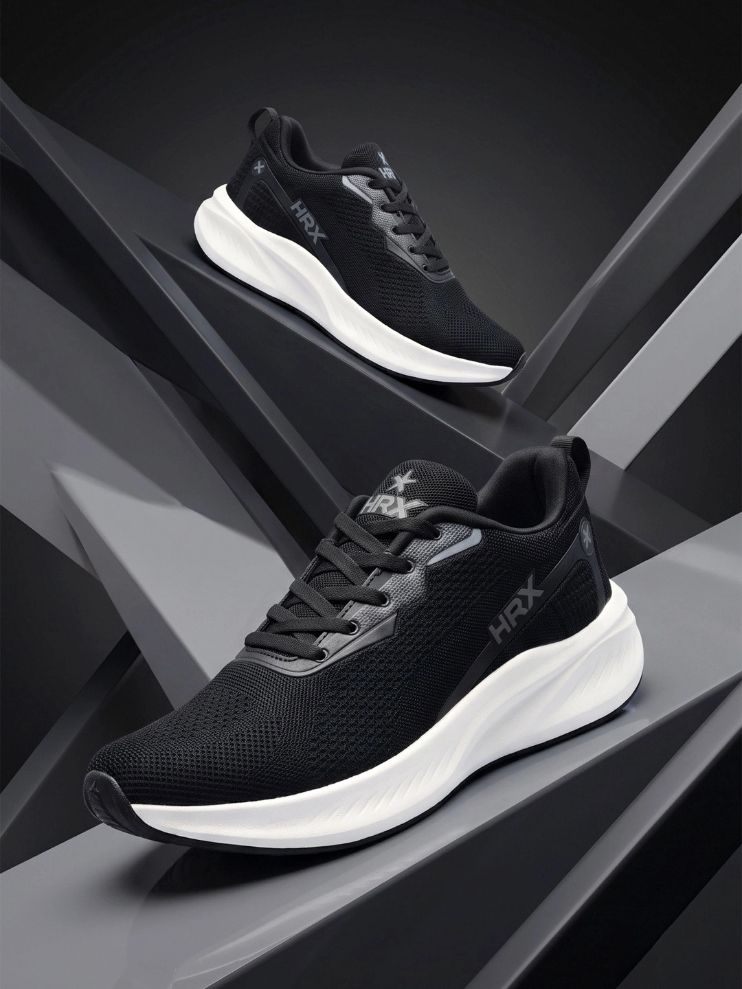 HRX by Hrithik Roshan Men Textile Running Non-Marking Shoes