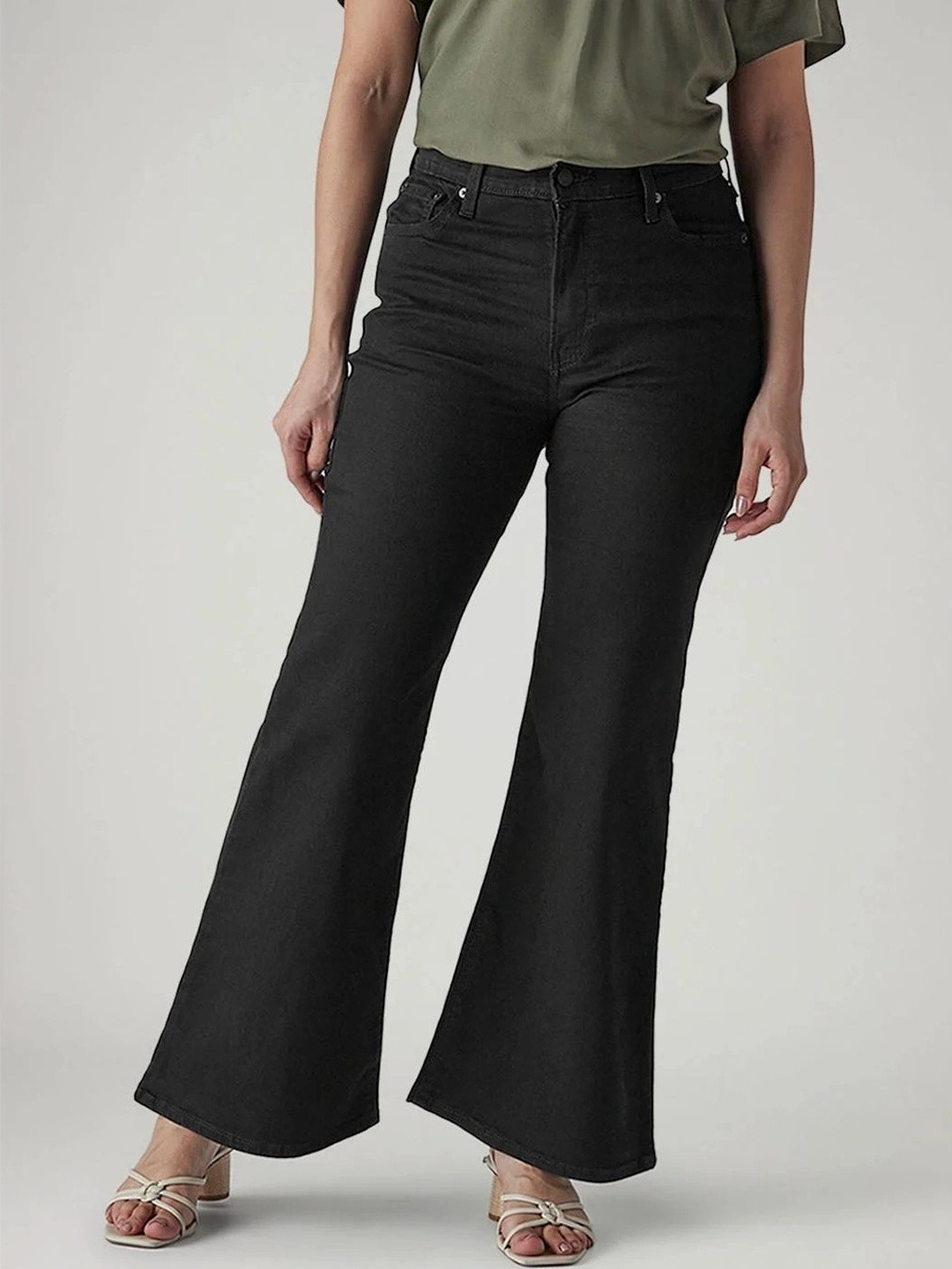 Levis Women Classic Flared High-Rise Stretchable Jeans