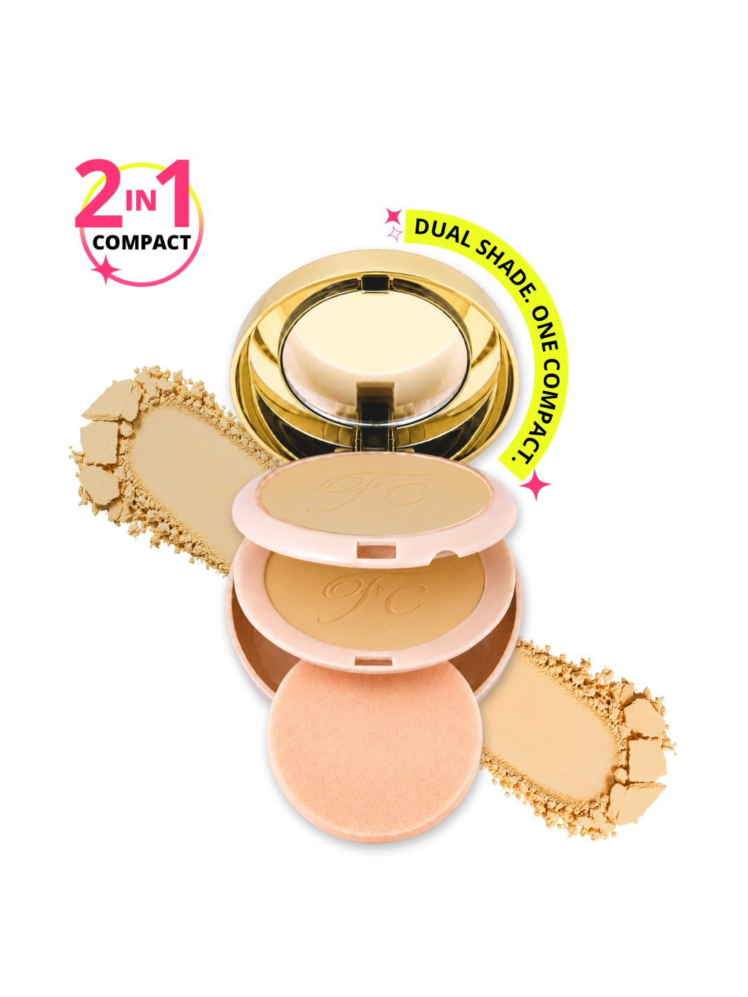 Fashion Colour Oil Control Matte Flawless Pressed Powder- 20g Shade 04
