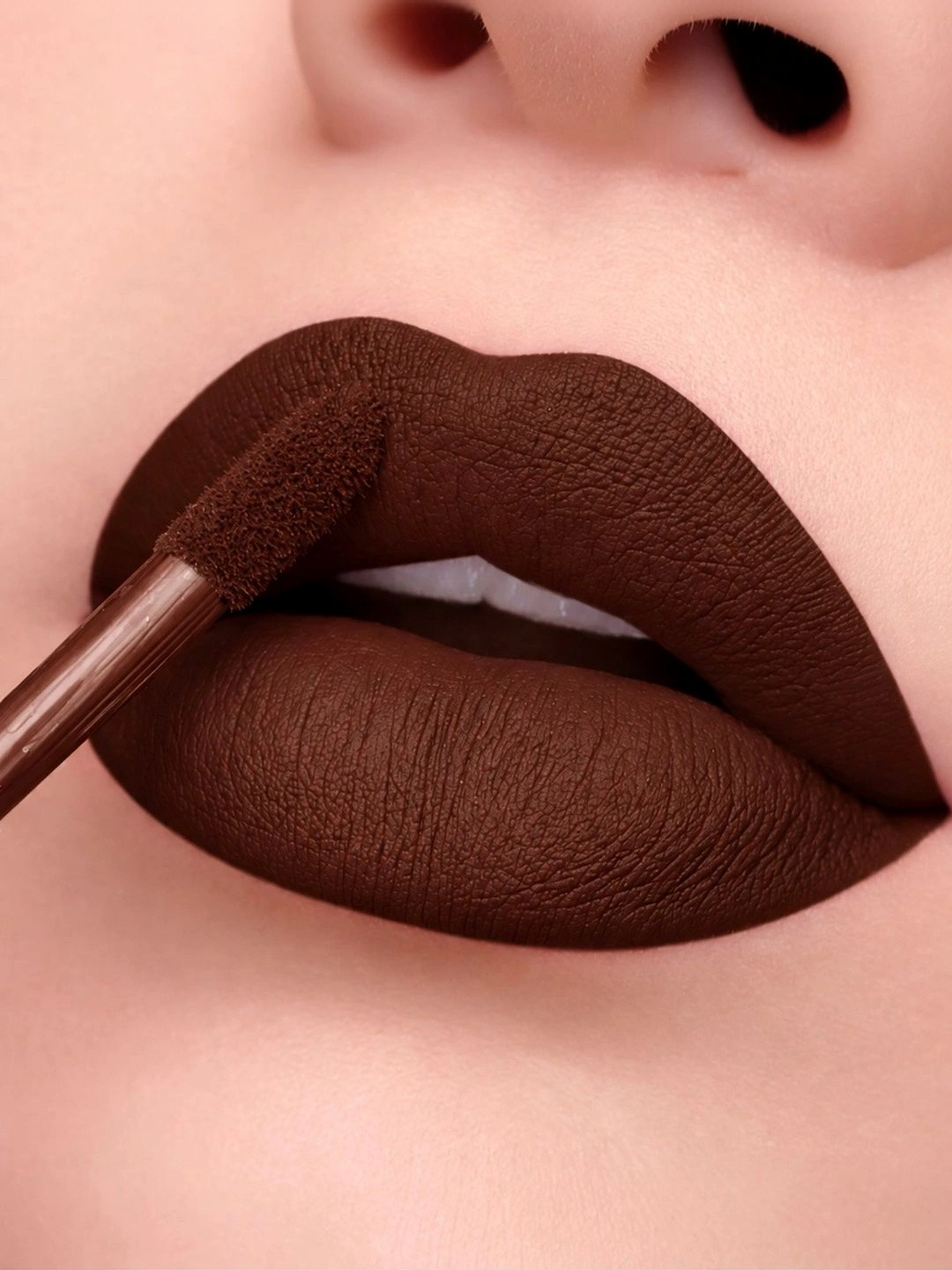 BELLABLOOM Long-Lasting Waterproof Matte Liquid Lipstick - 5 ml - Coffee Brown