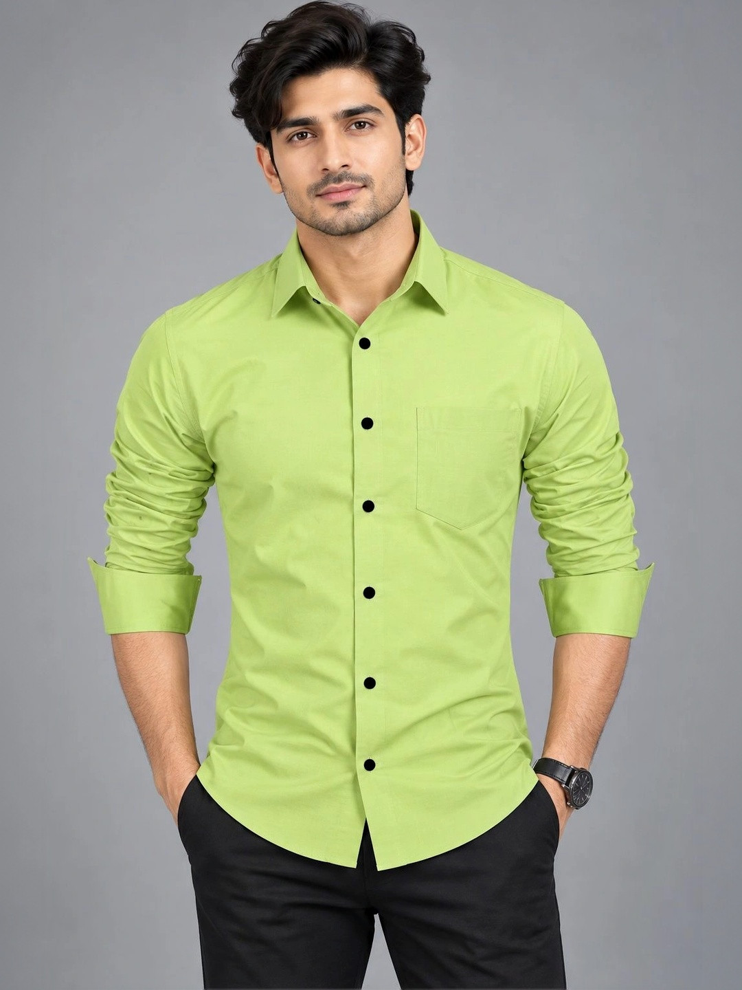HERE&NOW Men Casual Shirt